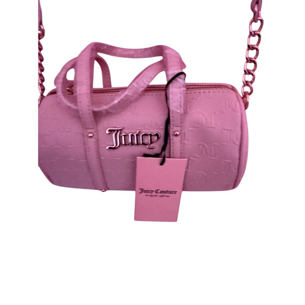 Juicy Couture Mini Barrel Crossbody Bag Powder Blush Pink NWT